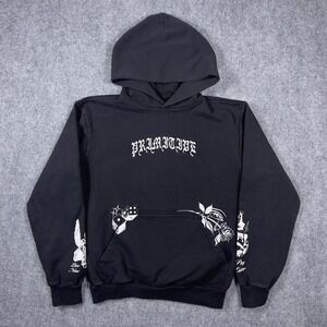 Primitive Estevan Oriol Hoodie Mens M Black Graphic Skateboard Pullover